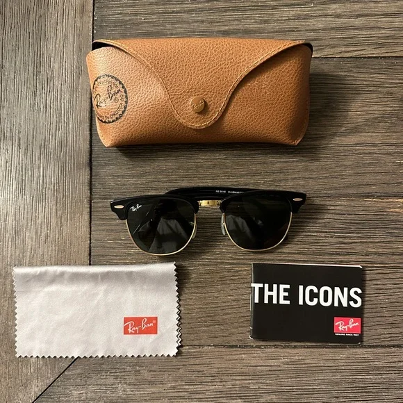 RayBan Clubmaster Sunglasses 49mm - Picture 2 of 7